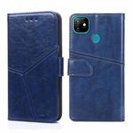 For IItel Vision 1 Geometric Stitching Horizontal Flip Leather Phone Case(Blue)