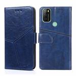 For Blackview A70 Geometric Stitching Horizontal Flip Leather Phone Case(Blue)
