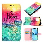 For iPhone 14 Plus 3D Painting Horizontal Flip Leather Phone Case (Chasing Dreams)