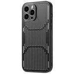 For iPhone 13 Pro Max Hollow Heat Dissipation Metal Phone Case (Black)