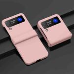 For Samsung Galaxy Z Flip4 5G PC Skin Feel Folding Phone Case(Pink)