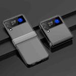 For Samsung Galaxy Z Flip4 5G PC Skin Feel Folding Phone Case(Transparent)