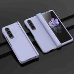 For Samsung Galaxy Z Fold4 5G PC Skin Feel Folding Phone Case(Light Purple)