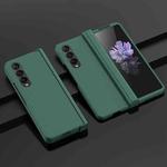 For Samsung Galaxy Z Fold4 5G PC Skin Feel Folding Phone Case(Dark Green)