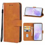 For vivo X50 Pro Plus Leather Phone Case(Brown)