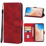 For vivo X70 Pro Leather Phone Case(Red)
