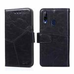 For ZTE Libero 5G Geometric Stitching Horizontal Flip Leather Phone Case(Black)