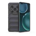 For Honor Magic4 Pro Magic Shield TPU + Flannel Phone Case(Dark Grey)