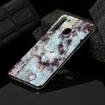 For Galaxy A21 Marble Pattern Soft TPU Protective Case(Gray)