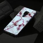 For Huawei Mate 20 Marble Pattern Soft TPU Protective Case(Red)