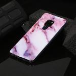 For Huawei Mate 20 Marble Pattern Soft TPU Protective Case(Purple)