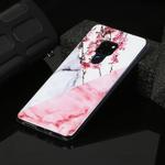 For Huawei Mate 20 Marble Pattern Soft TPU Protective Case(Plum Blossom)