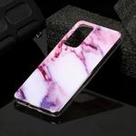 For Huawei P40 Marble Pattern Soft TPU Protective Case(Purple)