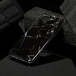 For Huawei P40 Marble Pattern Soft TPU Protective Case(Black)