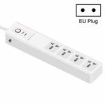 ZigBee 10A SM-SO306-M 4 Holes + 2 USB Multi-purpose Smart Power Strip(EU Plug)