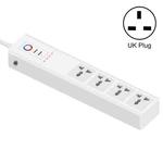 WiFi 10A SM-SO306-M 4 Holes + 2 USB Multi-purpose Smart Power Strip(UK Plug)