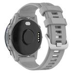 For Garmin Forerunner 955 / 255 / 745 22mm Silicone Watch Band(Light Grey)