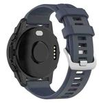 For Garmin Forerunner 955 / 255 / 745 22mm Silicone Watch Band(Blue Grey)