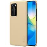 For Huawei P40 Pro NILLKIN Frosted Concave-convex Texture PC Case(Gold)