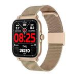 GT30 1.69 inch TFT Screen Smart Watch, Steel Bnad IP67 Waterproof Support Bluetooth Call / Multiple Sports Modes(Gold)