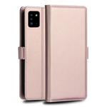 For Galaxy A91 / S10 Lite DZGOGO MILO Series TPU + PU Horizontal Flip Leather Case with Holder & Card Slot & Wallet(Rose Gold)