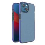 For iPhone 14 Two-color Transparent TPU Phone Case (Dream blue)