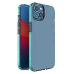 For iPhone 14 Two-color Transparent TPU Phone Case (Sky Blue)