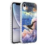 For iPhone XR 2.0mm Airbag Shockproof TPU Phone Case(Whale)