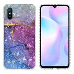 For Xiaomi Redmi 9A / Redmi 9i India 2.0mm Airbag Shockproof TPU Phone Case(Blue Purple Marble)