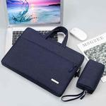 Handbag Laptop Bag Inner Bag with Power Bag, Size:11 inch(Dark Blue)