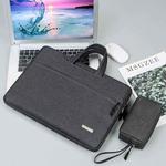 Handbag Laptop Bag Inner Bag with Power Bag, Size:12 inch(Dark Grey)