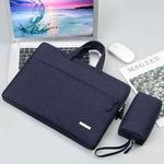 Handbag Laptop Bag Inner Bag with Power Bag, Size:12 inch(Dark Blue)