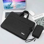 Handbag Laptop Bag Inner Bag with Power Bag, Size:15.6 inch(Black)