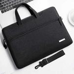 Handbag Laptop Bag Inner Bag with Shoulder Strap, Size:15 inch(Black)