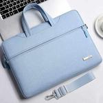 Handbag Laptop Bag Inner Bag with Shoulder Strap, Size:15.6 inch(Blue)
