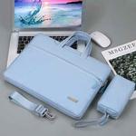 Handbag Laptop Bag Inner Bag with Shoulder Strap/Power Bag, Size:11 inch(Blue)