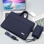 Handbag Laptop Bag Inner Bag with Shoulder Strap/Power Bag, Size:11 inch(Dark Blue)