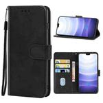 For vivo S9 Leather Phone Case(Black)