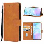 For ZTE Blade A7s 2020 Leather Phone Case(Brown)