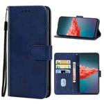 For ZTE Axon 20 5G Leather Phone Case(Blue)