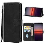 For Sony Xperia 5 II Leather Phone Case(Black)