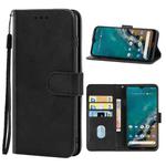 For Nokia G50 Leather Phone Case(Black)