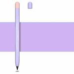 Contrasting Color Series Liquid Silicone Protective Case For Honor Magic Pencil 2(Lavender Purple)