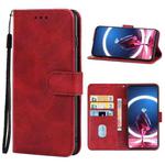 For ZTE Nubia Red Magic 7S Pro Leather Phone Case(Red)