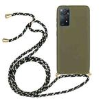 For Xiaomi Redmi Note 11 Pro International Edition Wheat Straw Material + TPU Protective Case with Lanyard(Army Green)