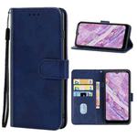 For Nokia C10 Leather Phone Case(Blue)