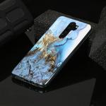 For Xiaomi Redmi Note 8 Pro Marble Pattern Soft TPU Protective Case(Sea Blue)