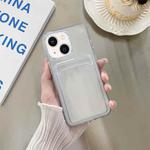 For iPhone 14 Plus Transparent Card Slot Shockproof TPU Phone Case