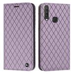 For vivo Y12 / Y15 / Y17 / Y11 S11 RFID Diamond Lattice Flip Leather Phone Case(Purple)