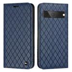 For Google Pixel 7 S11 RFID Diamond Lattice Flip Leather Phone Case(Blue)